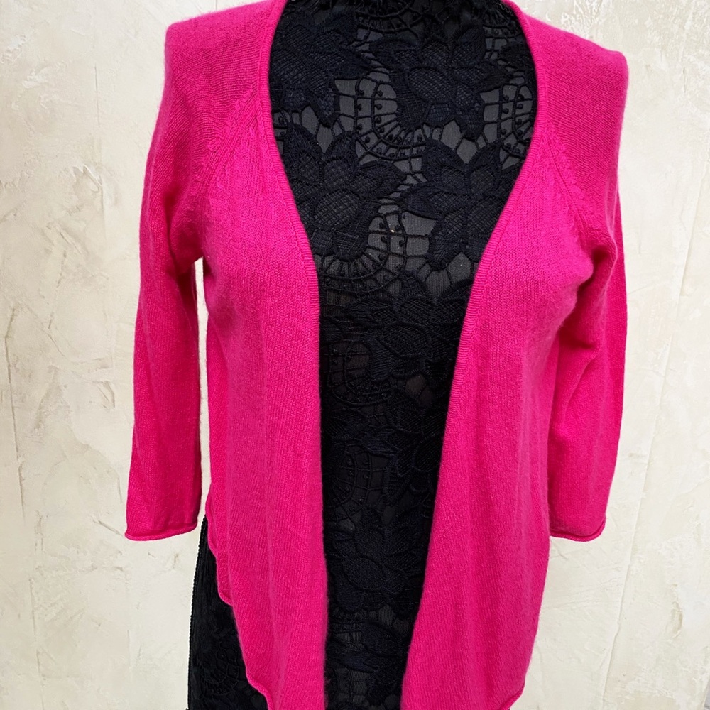 Cashmere Magenta Minnie Rose cardigan